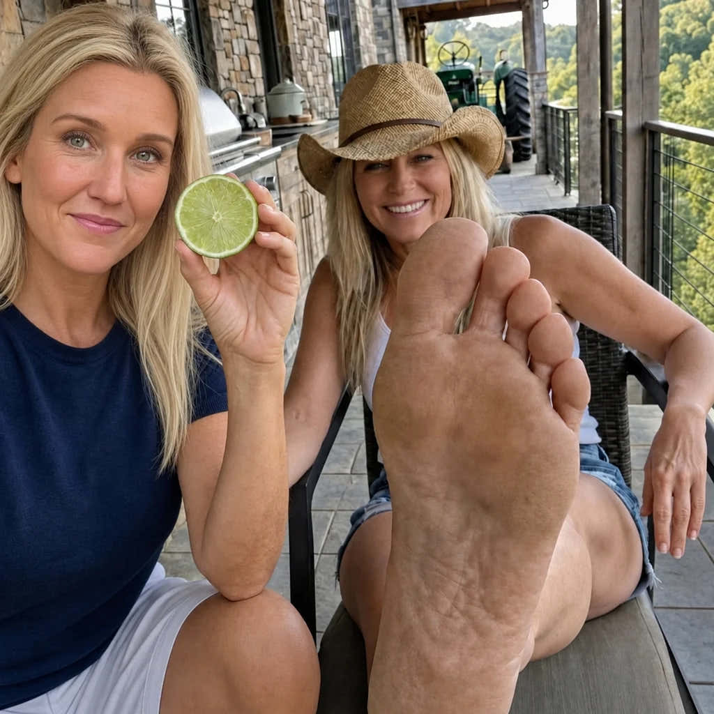 Lisa Bergmann auf der Veranda